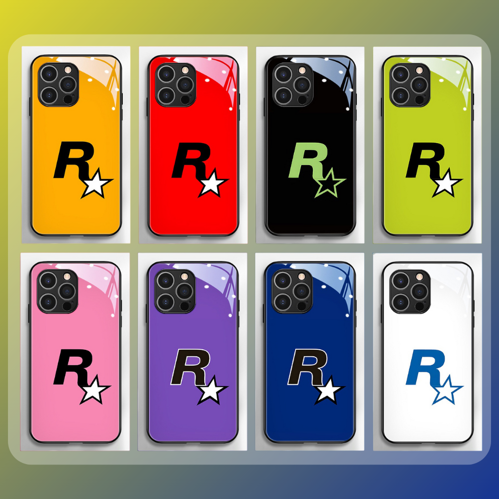 r星潮牌新款高清全包防摔玻璃殼-CASEZONE