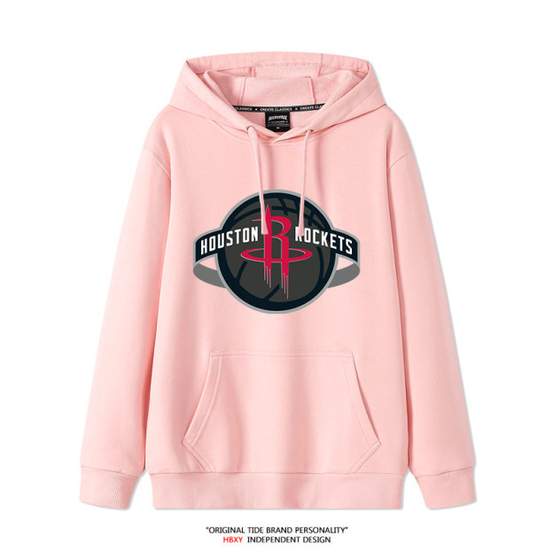 休士頓火箭隊印花連帽衛衣