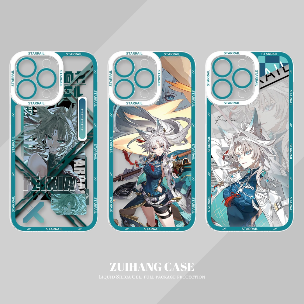 星穹鐵道飛霄透明防摔軟殼-CASEZONE