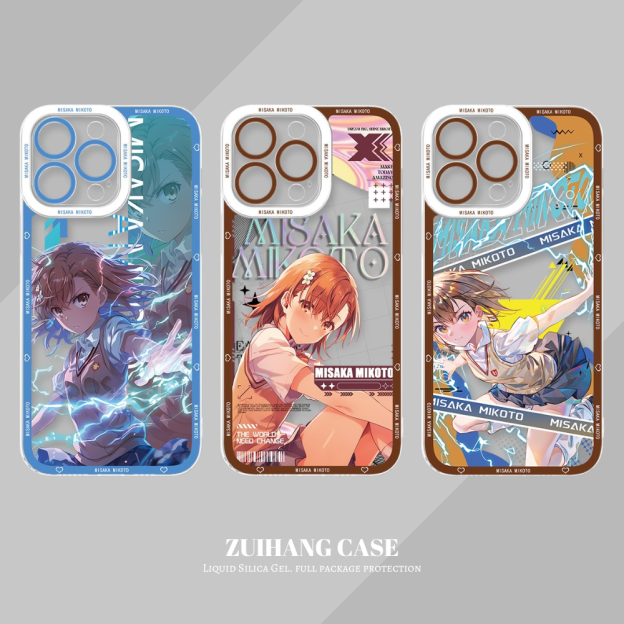 御坂美琴透明防摔軟殼-CASEZONE