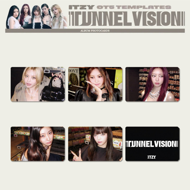 ITZY《TUNNEL VISION》特典卡｜K-POP收藏小卡