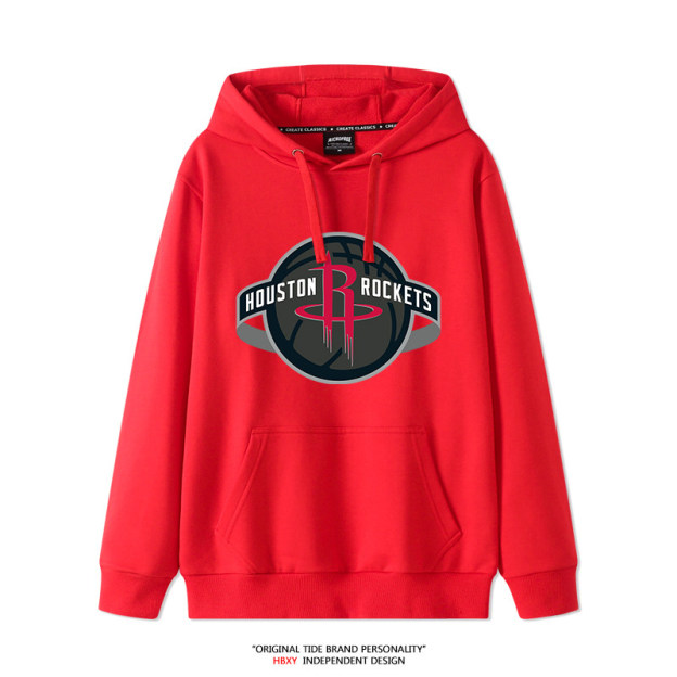休士頓火箭隊印花連帽衛衣
