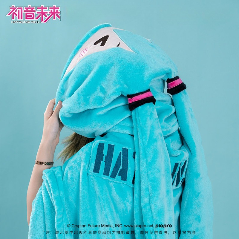 初音未來 多功能連帽空調毯