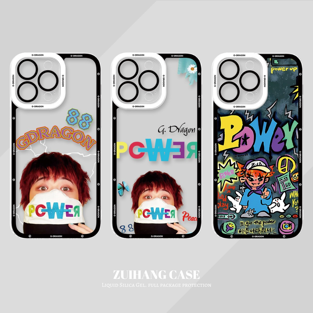 GD權志龍天使眼透明防摔軟殼-CASEZONE
