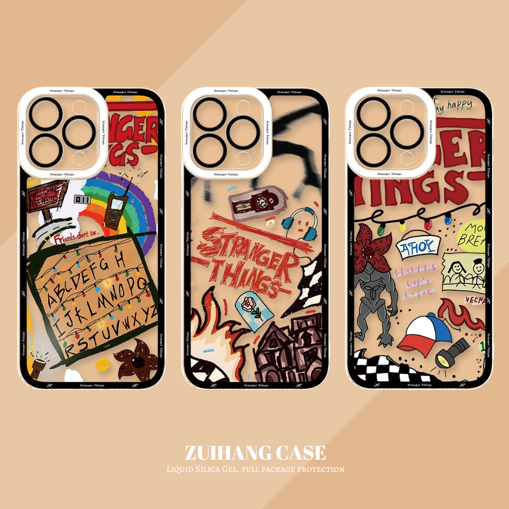 怪奇物語透明防摔軟殼-CASEZONE