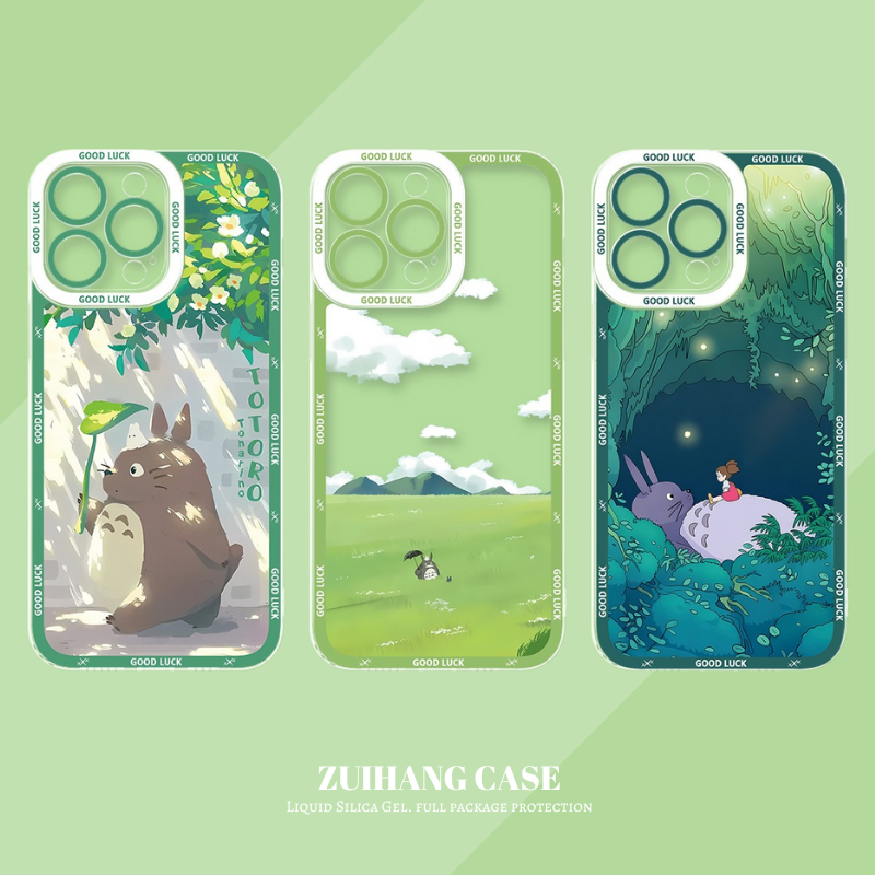 卡通龍貓透明防摔軟殼-CASEZONE