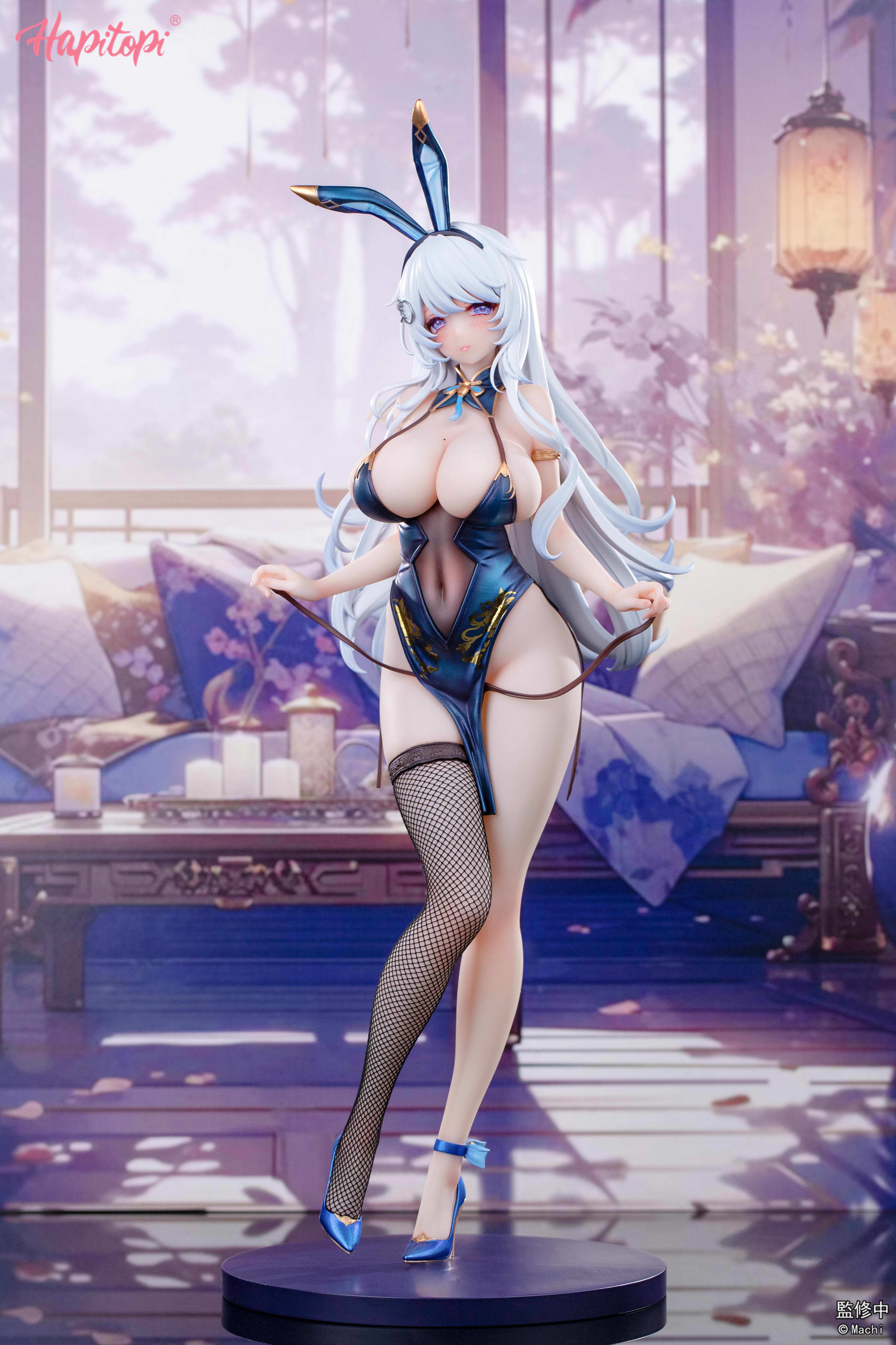 Hapitopi &Machi 1/6 真網襪 追視眼 溫感漆 旗開得勝兔女郎