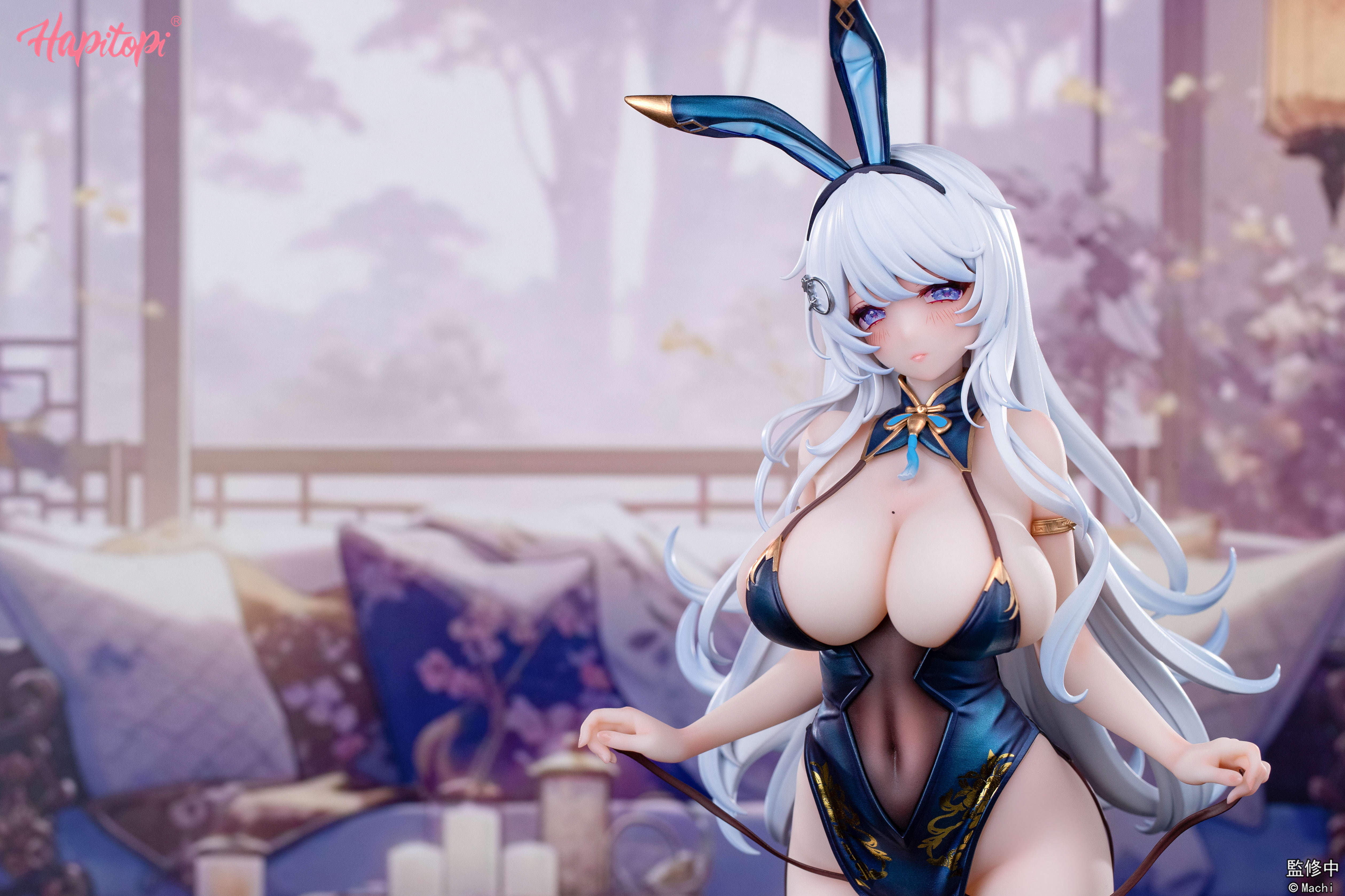 Hapitopi &Machi 1/6 真網襪 追視眼 溫感漆 旗開得勝兔女郎