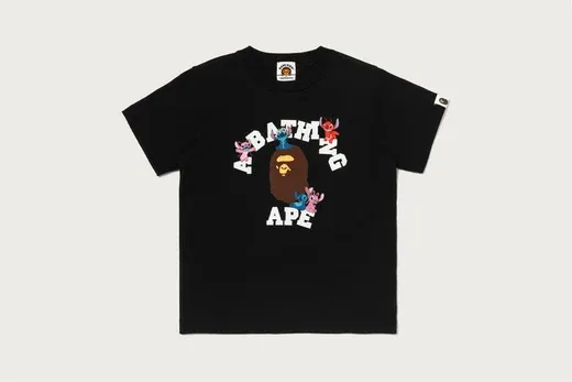 BAPE × STITCH 史迪奇 Baby Milo 聯名T恤
