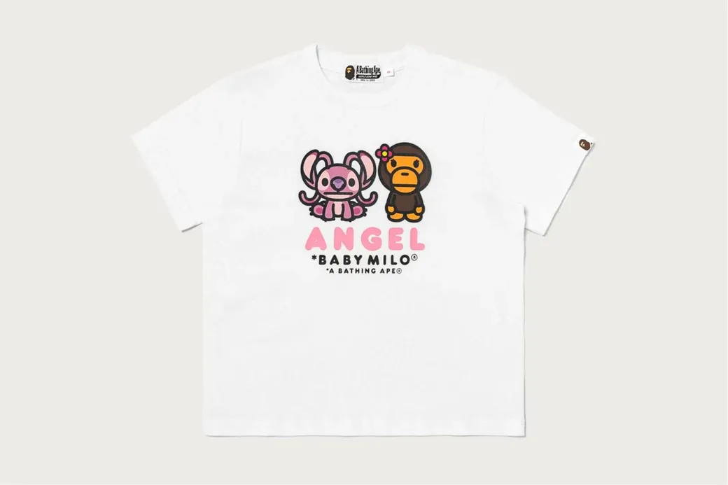 BAPE × STITCH 史迪奇 Baby Milo 聯名T恤