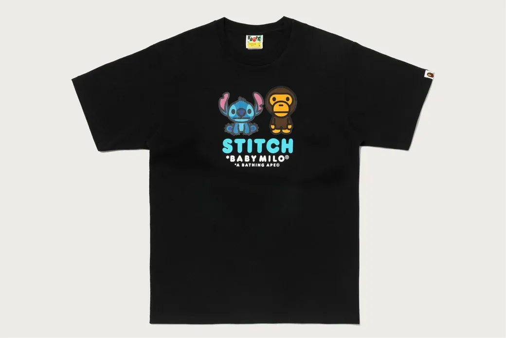 BAPE × STITCH 史迪奇 Baby Milo 聯名T恤