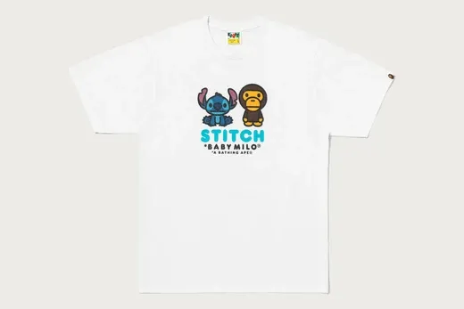 BAPE × STITCH 史迪奇 Baby Milo 聯名T恤