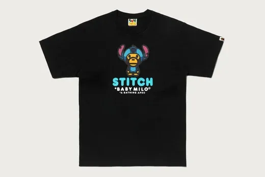 BAPE × STITCH 史迪奇 Baby Milo 聯名T恤