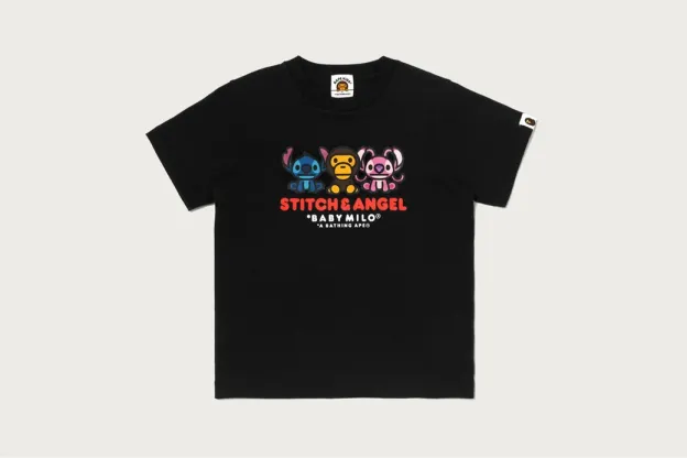 BAPE × STITCH 史迪奇 Baby Milo 聯名T恤