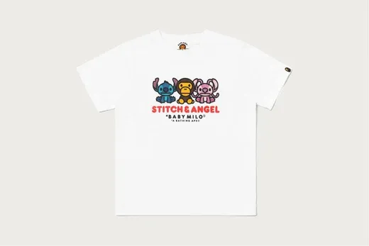 BAPE × STITCH 史迪奇 Baby Milo 聯名T恤