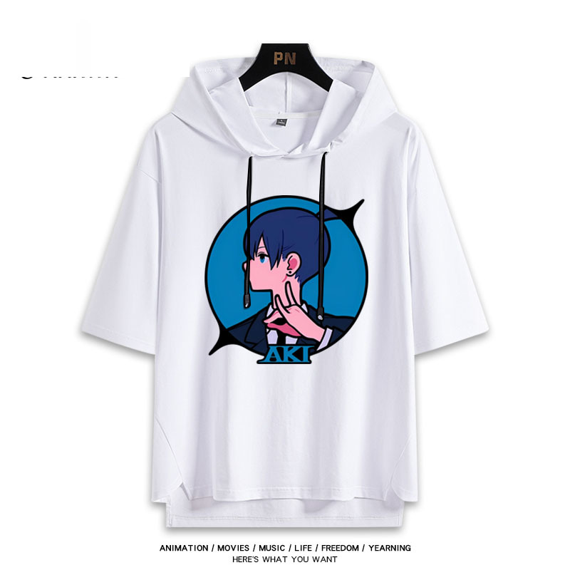 鏈鋸人 連帽短袖T恤