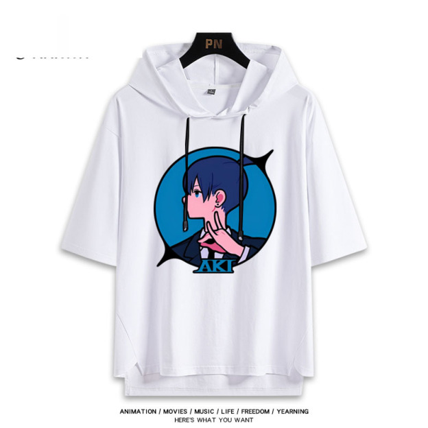 鏈鋸人 連帽短袖T恤