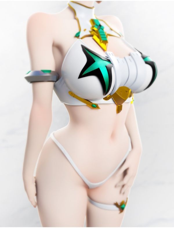 【預購】森炎SY studio 女角色輕雕像系列第一款 Mythra&Pyra 光焰合鳴（異度之刃）-CASEZONE