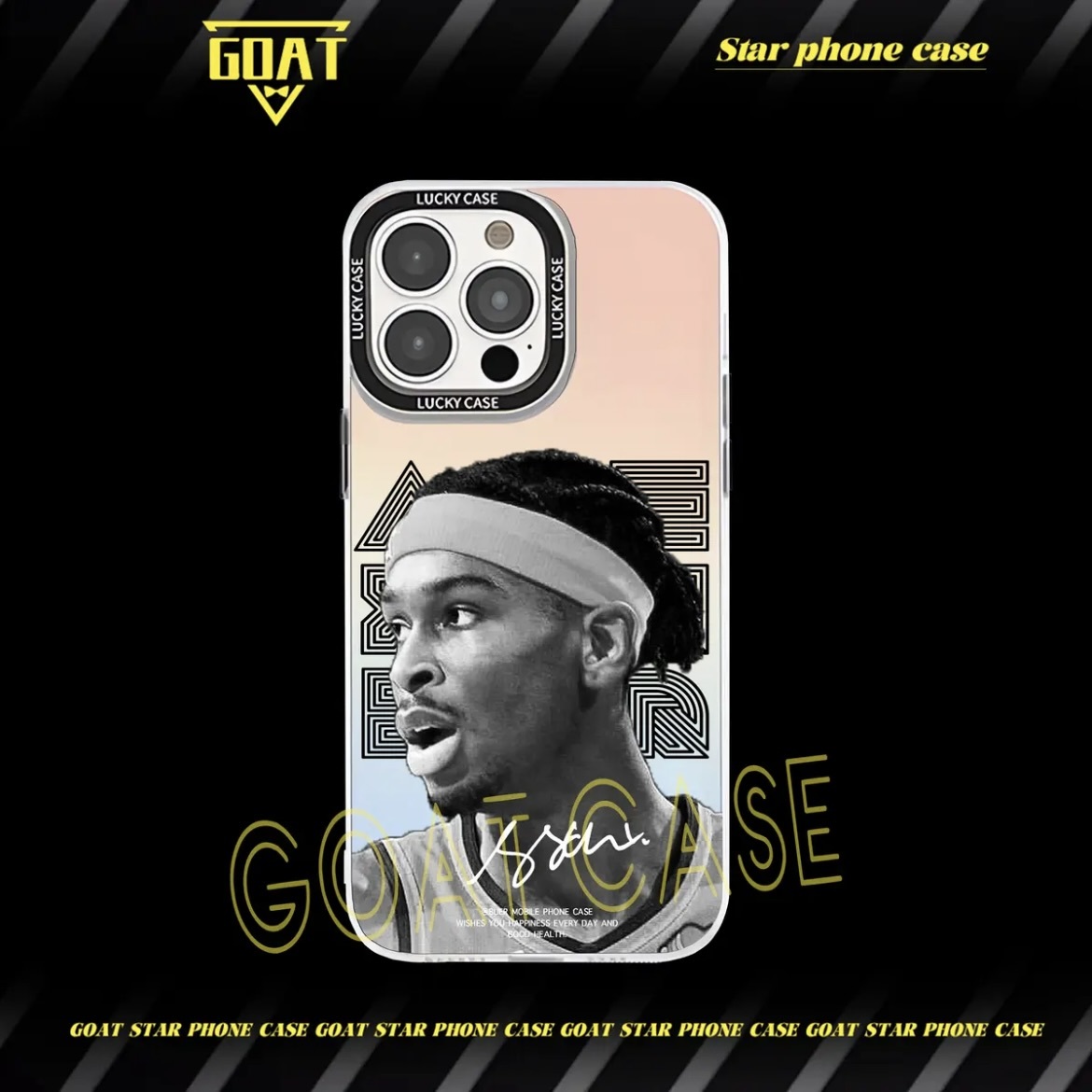 球星肖像｜極光鐳射球星手機殼-CASEZONE