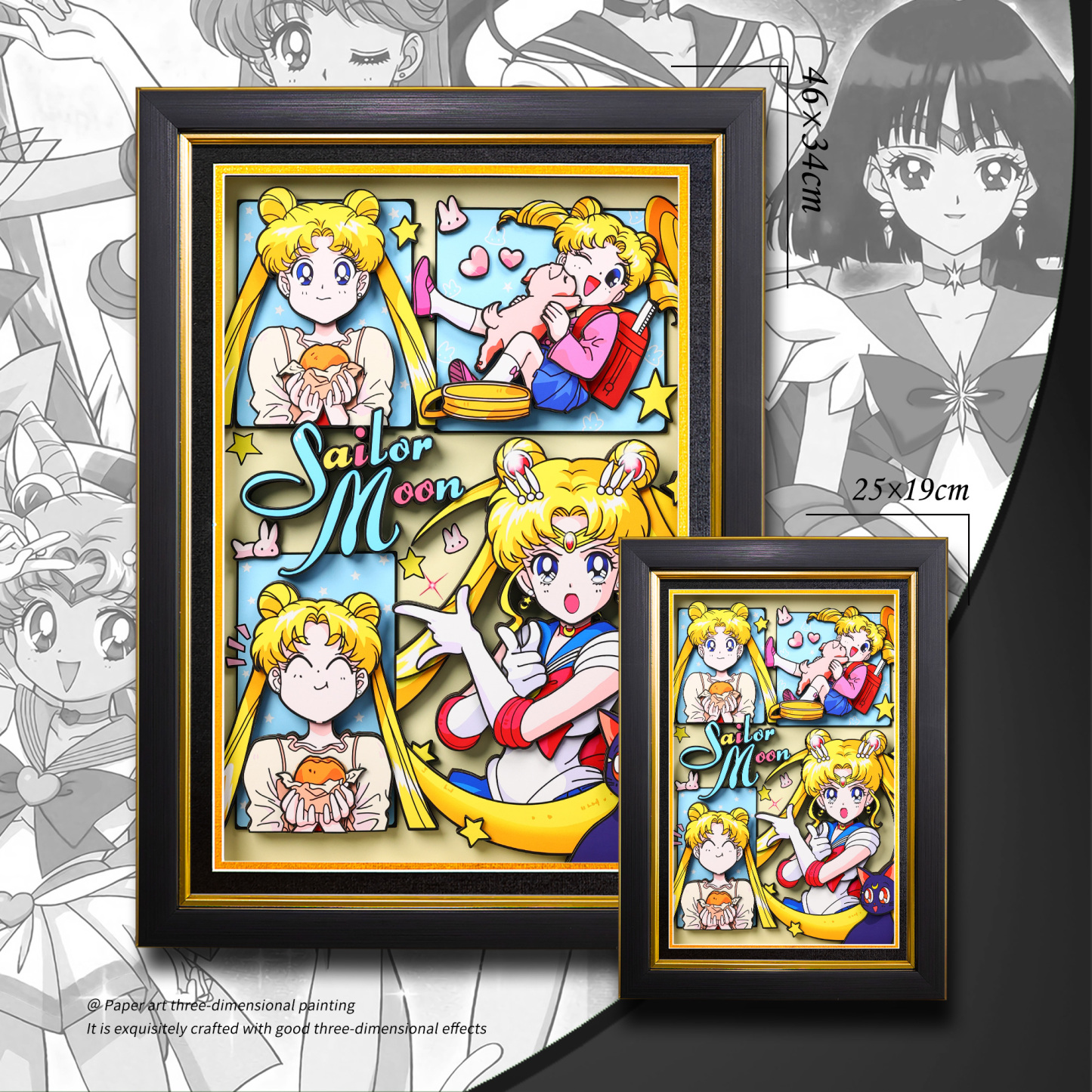 美少女戰士 3D立體畫-CASEZONE