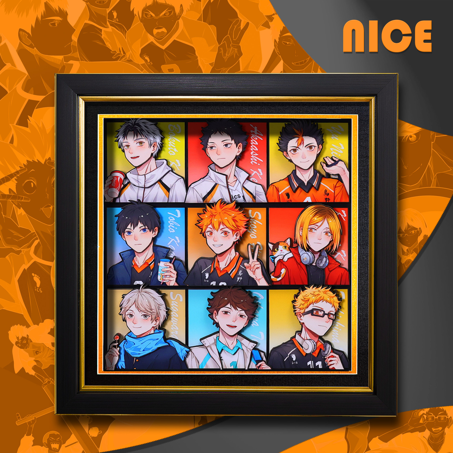 排球少年 3D立體畫-CASEZONE