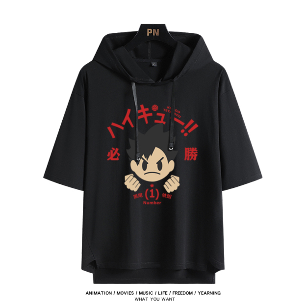 排球少年 連帽短袖T恤