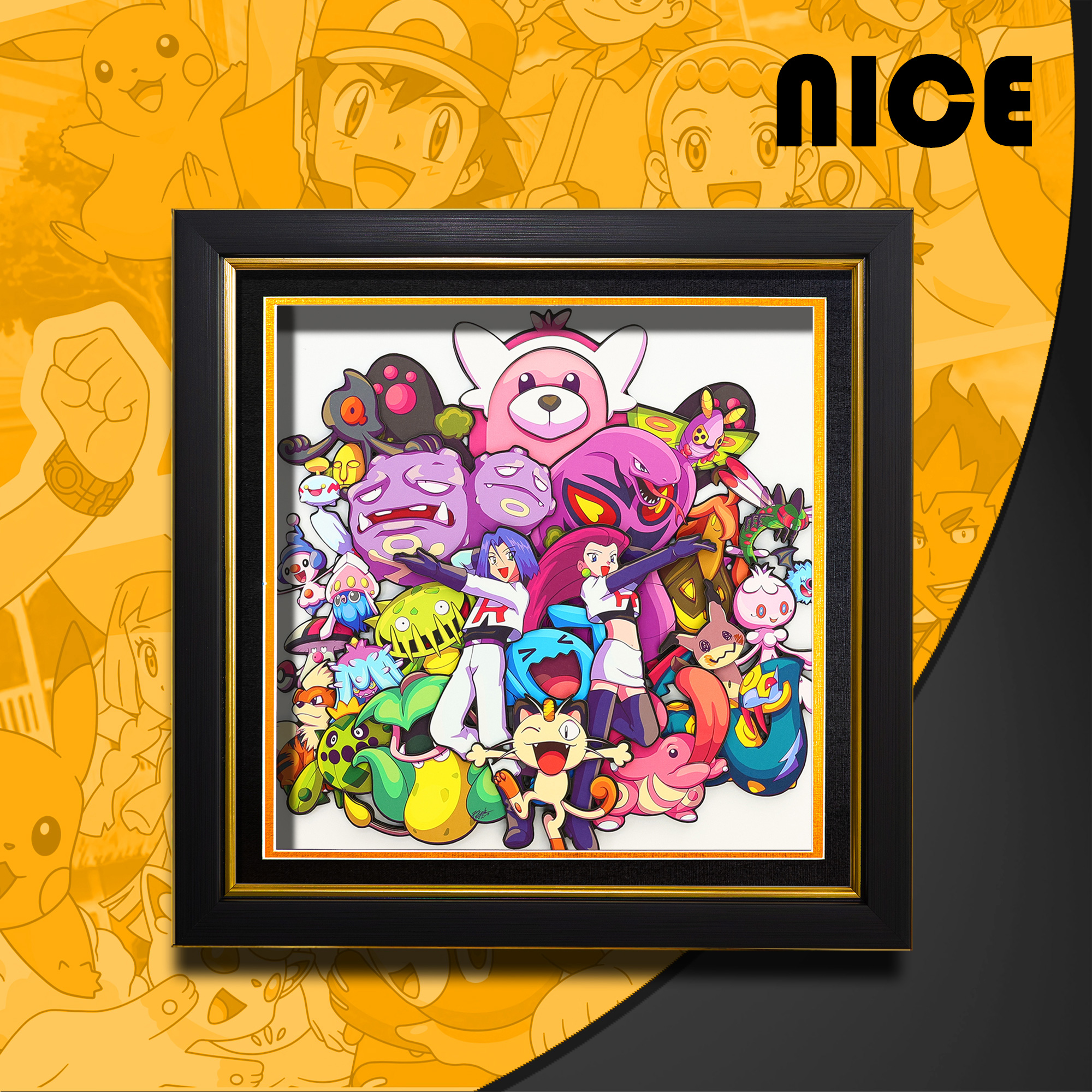 寶可夢 3D立體畫-CASEZONE