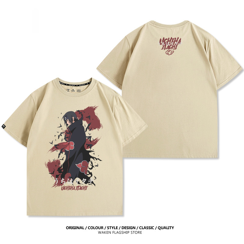 火影忍者 宇智波鼬 印花短袖T恤-CASEZONE