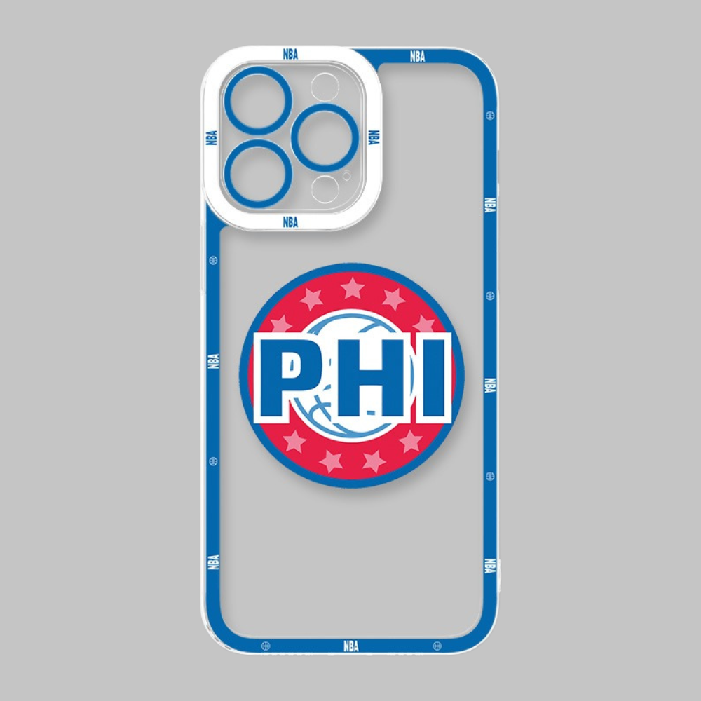 NBA隊徽透明防摔軟殼-CASEZONE