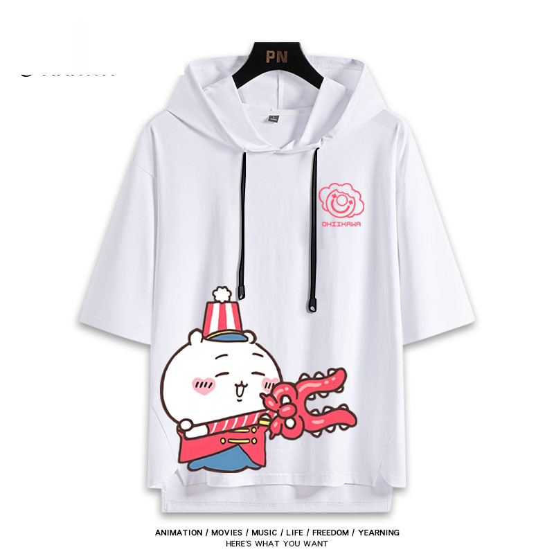 Chiikawa 忘本 連帽短袖T恤