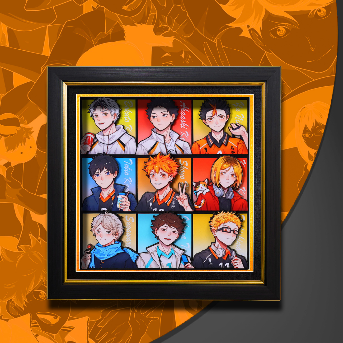 排球少年 3D立體畫-CASEZONE