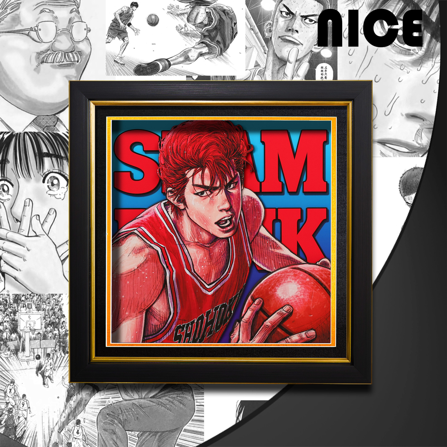 灌籃高手 3D立體畫-CASEZONE