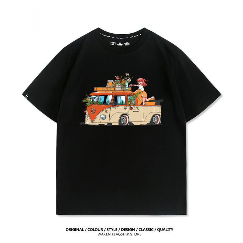 孤獨搖滾 印花短袖T恤-CASEZONE