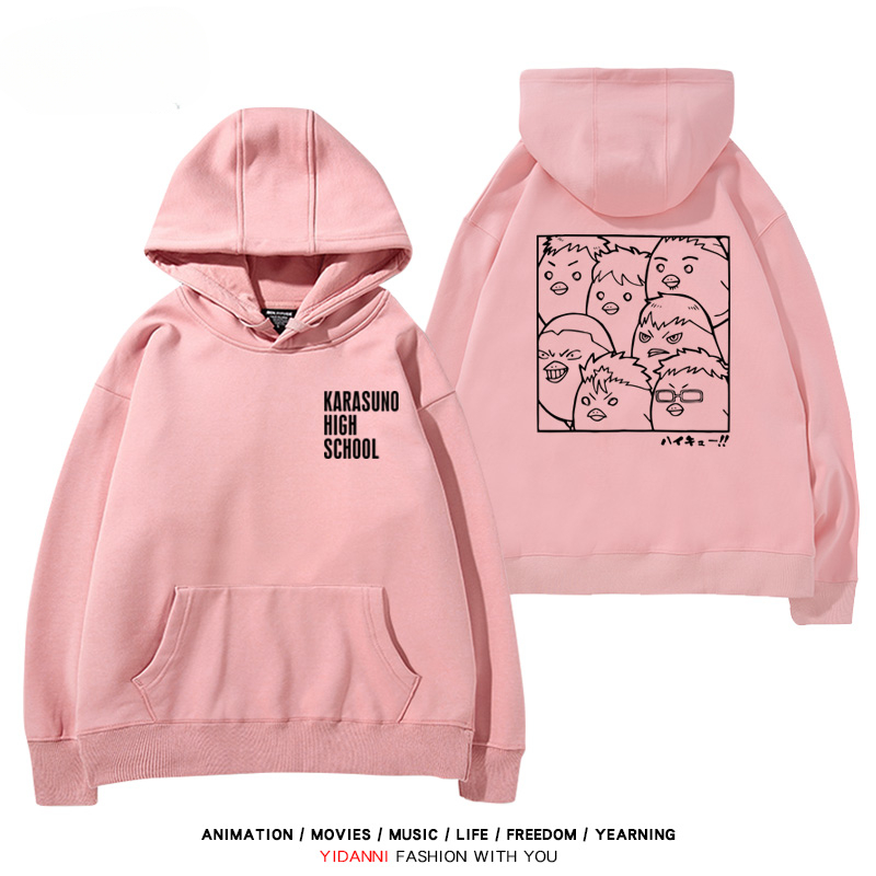 排球少年新款 親子情侶男女款連帽衛衣-CASEZONE