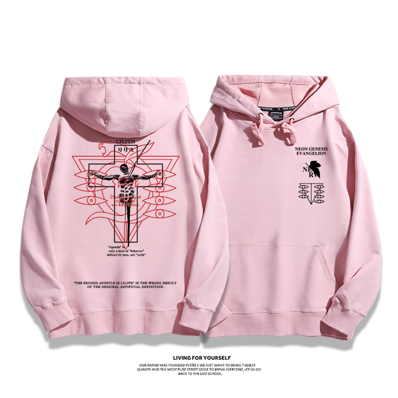 新世紀福音戰士新款 親子情侶男女款連帽衛衣-CASEZONE