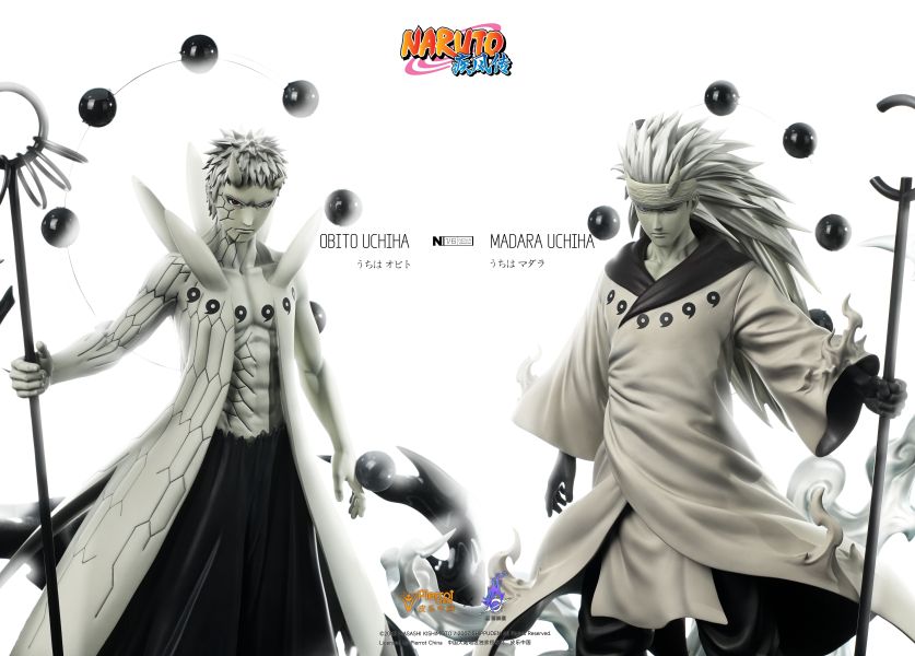 【預購】正版授權 皮樂中國×雲頂摘星《火影忍者疾風傳》1/6 宇智波斑&宇智波帶土（十尾人柱力）