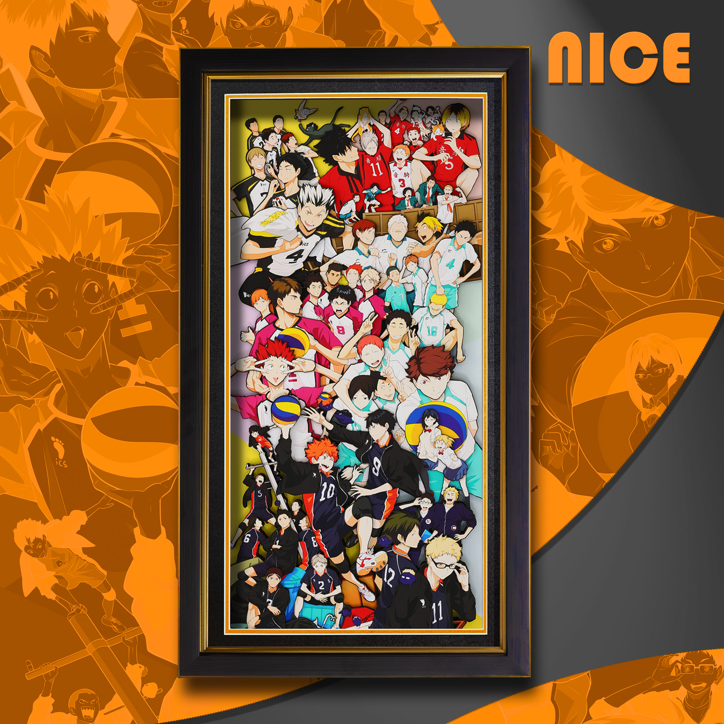 排球少年 3D立體畫-CASEZONE