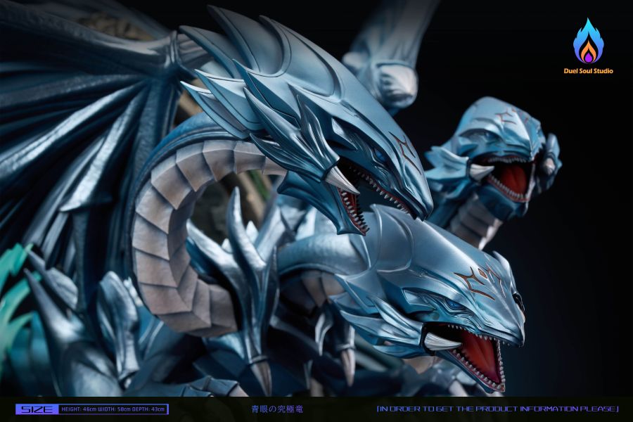 【預購】DS Studio 怪獸召喚系列S級雕像 遊戲王-青眼究極龍的召喚