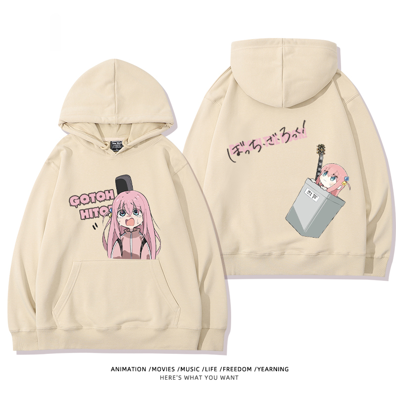 孤獨搖滾新款 親子情侶男女款連帽衛衣-CASEZONE