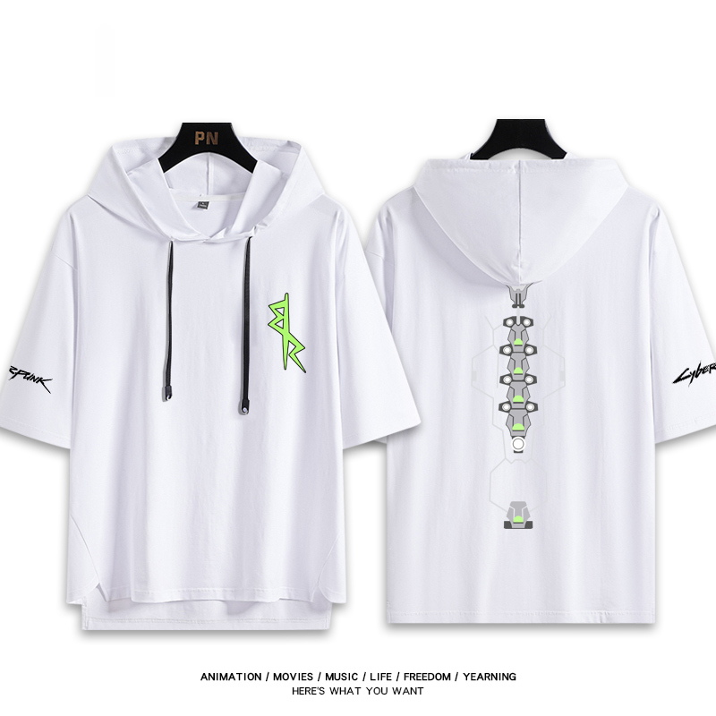 電馭叛客 連帽短袖T恤-CASEZONE