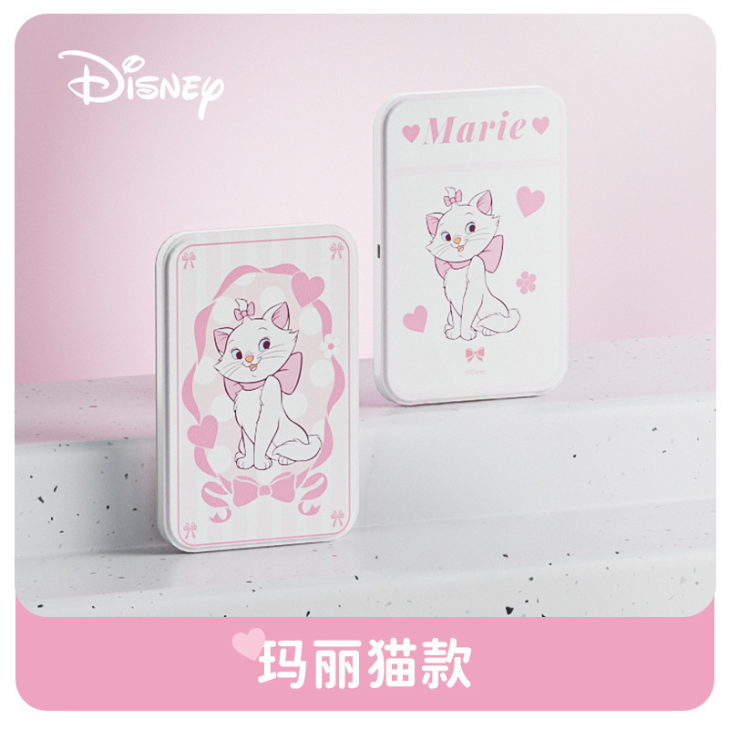 化妝鏡美妝鏡 | 草莓熊維尼熊史迪奇瑪麗貓LED便攜鏡 | 隨身摺疊收納帶燈-CASEZONE