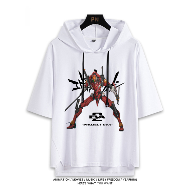 EVA新世紀福音戰士 連帽短袖T恤