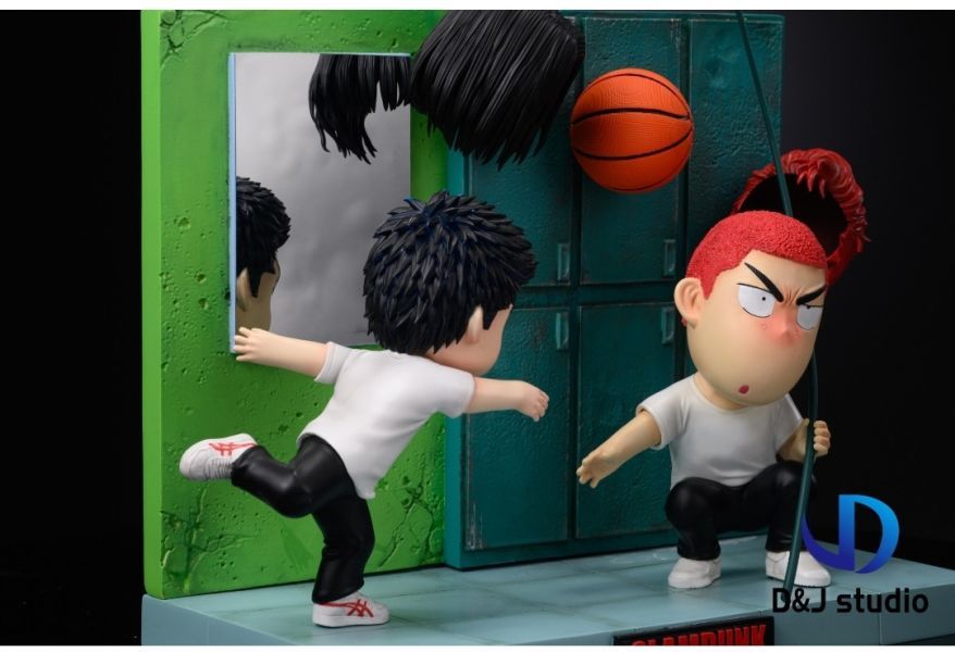 【預購】D&J studio 灌籃高手 動畫過場場景Q版第二彈 更衣室櫻木花道三井壽-CASEZONE