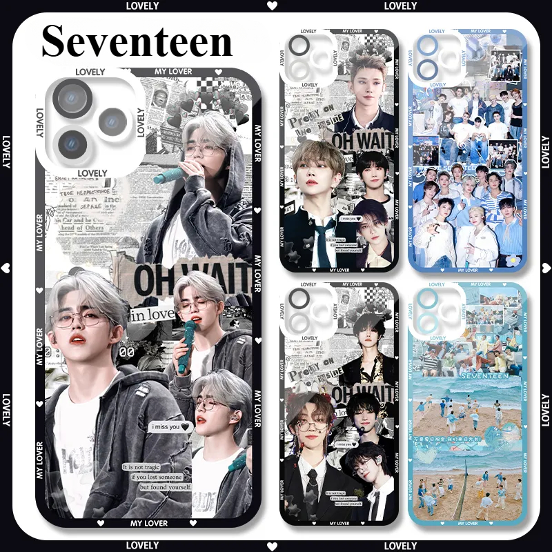 Seventeen天使眼透明防摔軟殼-CASEZONE