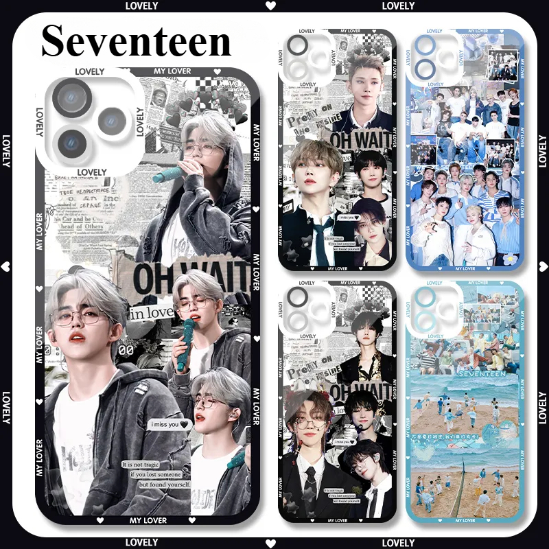 Seventeen天使眼透明防摔軟殼-CASEZONE