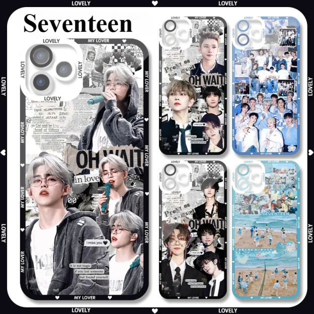 Seventeen天使眼透明防摔軟殼-CASEZONE