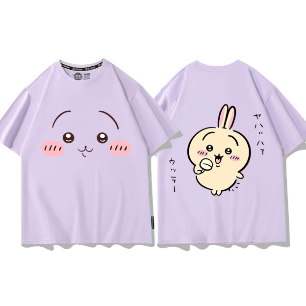 Chiikawa 2024親子情侶男女同款 T恤-CASEZONE