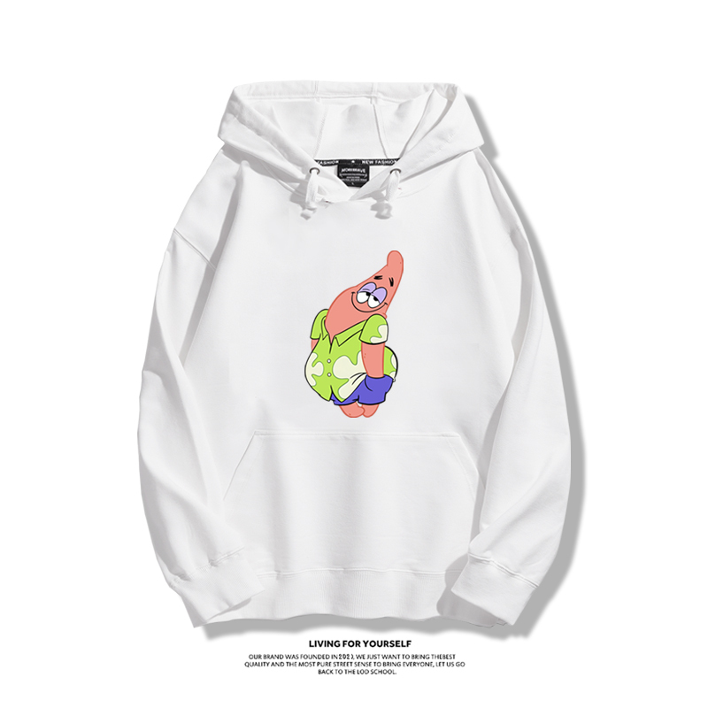 派大星新款 親子情侶男女款連帽衛衣-CASEZONE