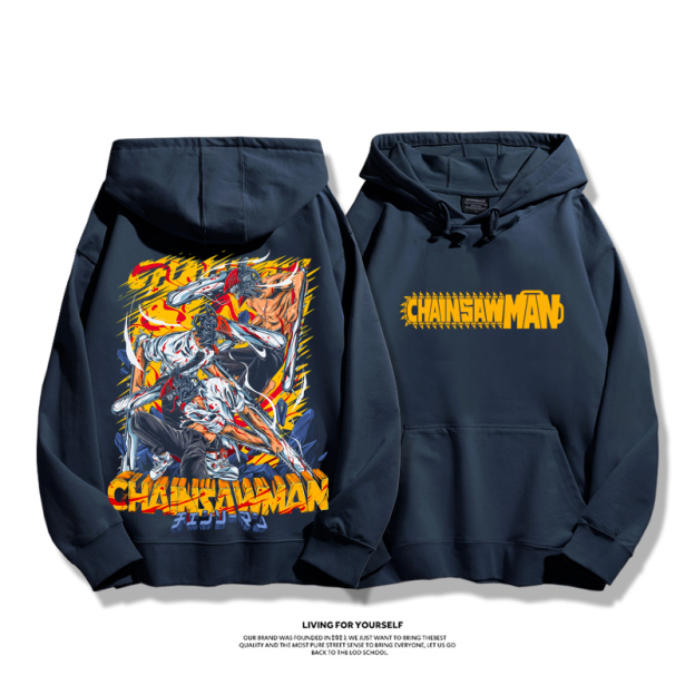 鏈鋸人 2025秋冬新款 親子情侶男女連帽衛衣-ZUIHANG SHOP