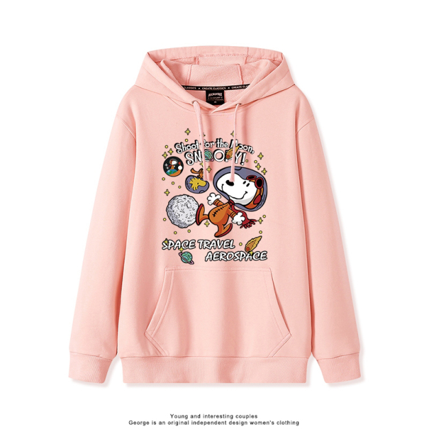 史努比 聯名衛衣2025秋冬新款親子情侶裝連帽衛衣